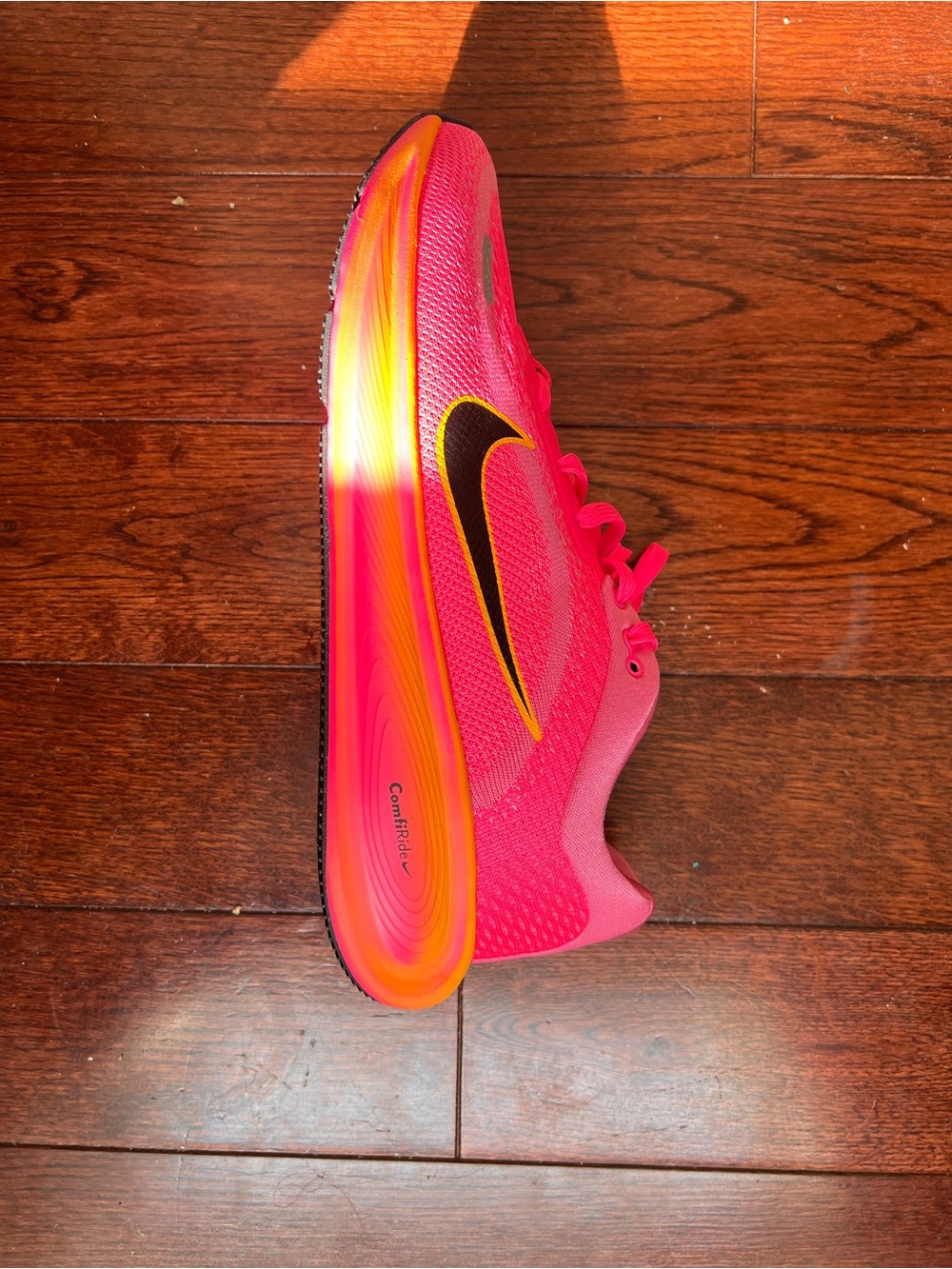 Nike Kids Hot Pink and Neon Orange Running Sneaker